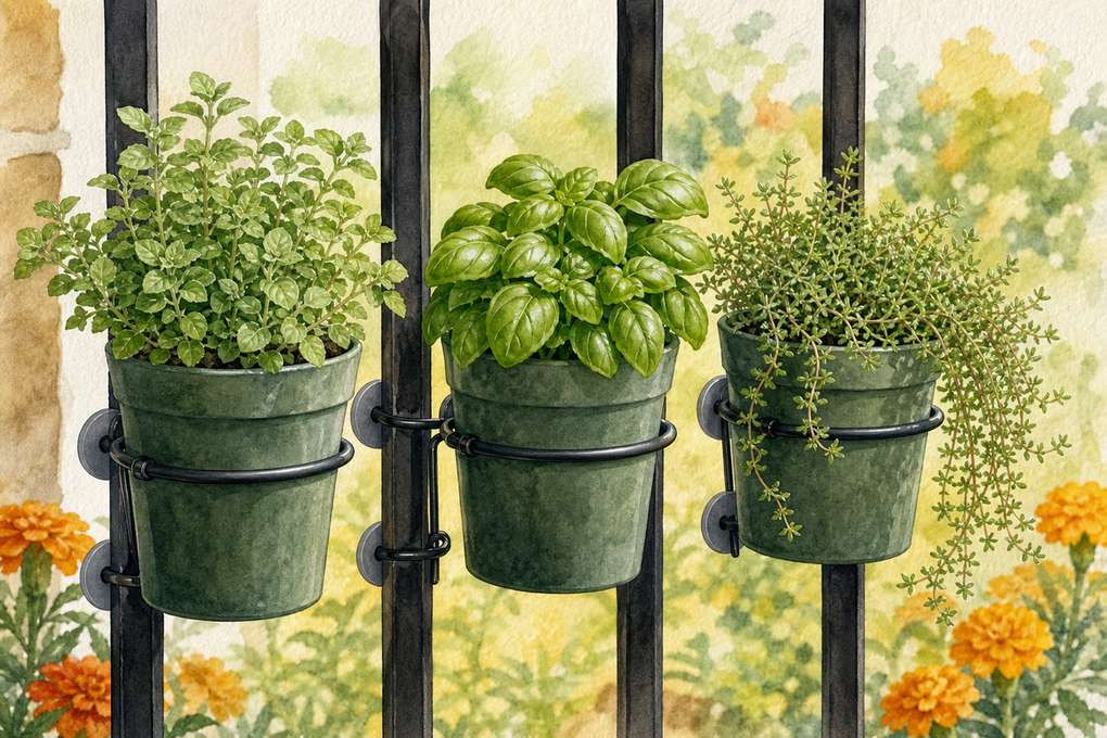 4. Secure Small Pots With UV-Rated Reusable Ties — AI concept illustration