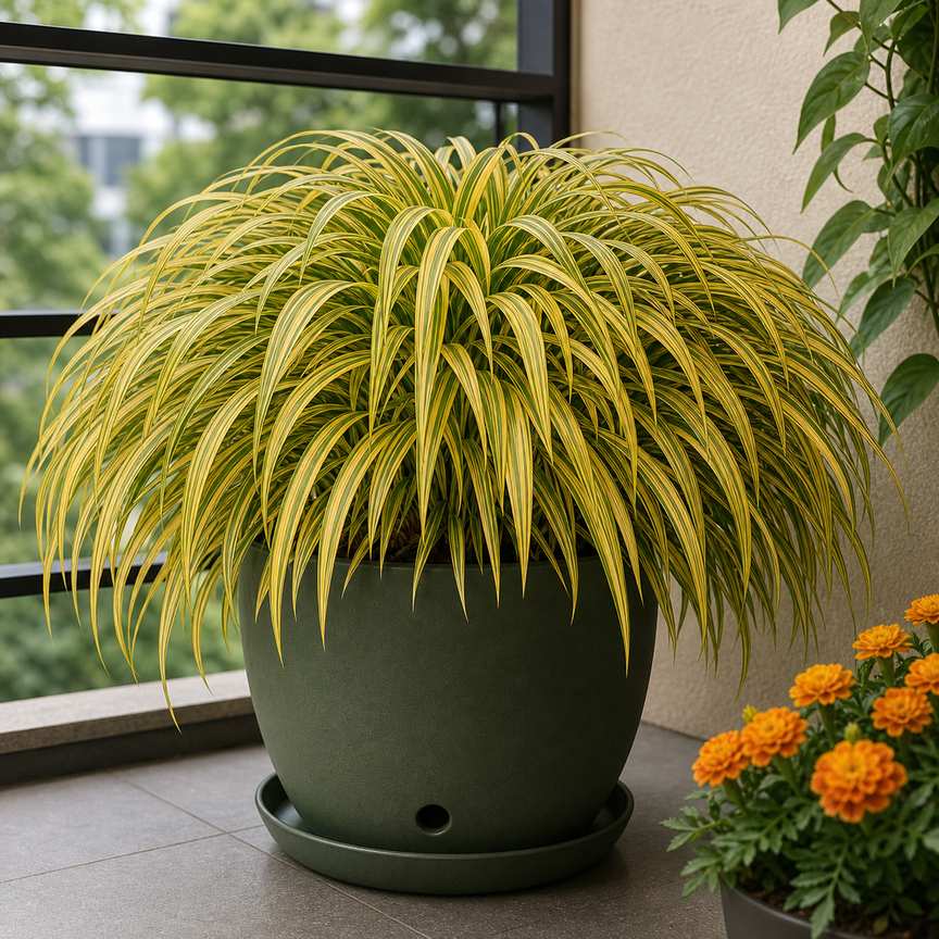 1. Use Japanese forest grass for a bright leafy base — AI concept illustration