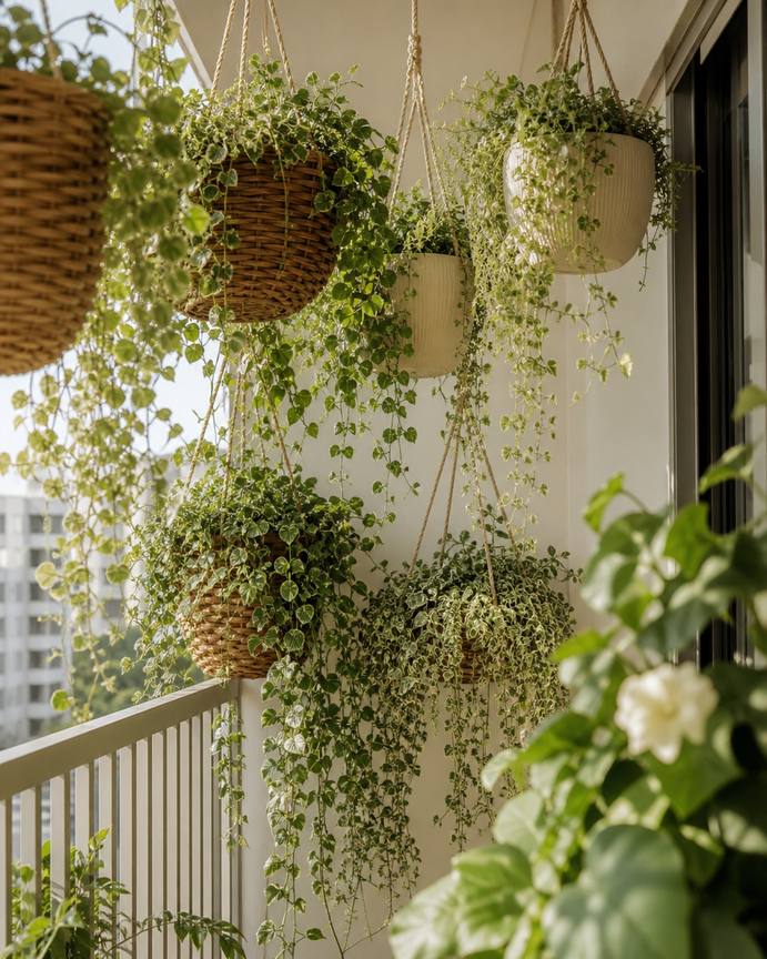 8. Hanging-Basket Canopy — AI concept illustration