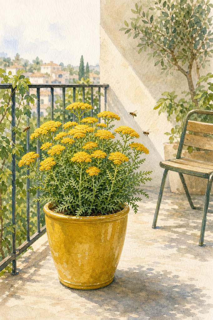 8. Pick a Short Yarrow That Will Not Need Staking — AI concept illustration
