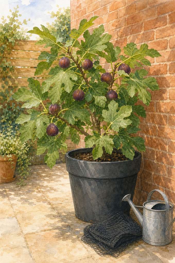 2. Brown Turkey fig for hot, reflected sun — AI concept illustration