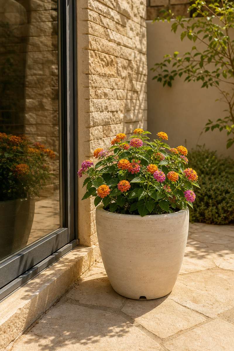 5. Lantana for a blazing south-facing corner — AI concept illustration