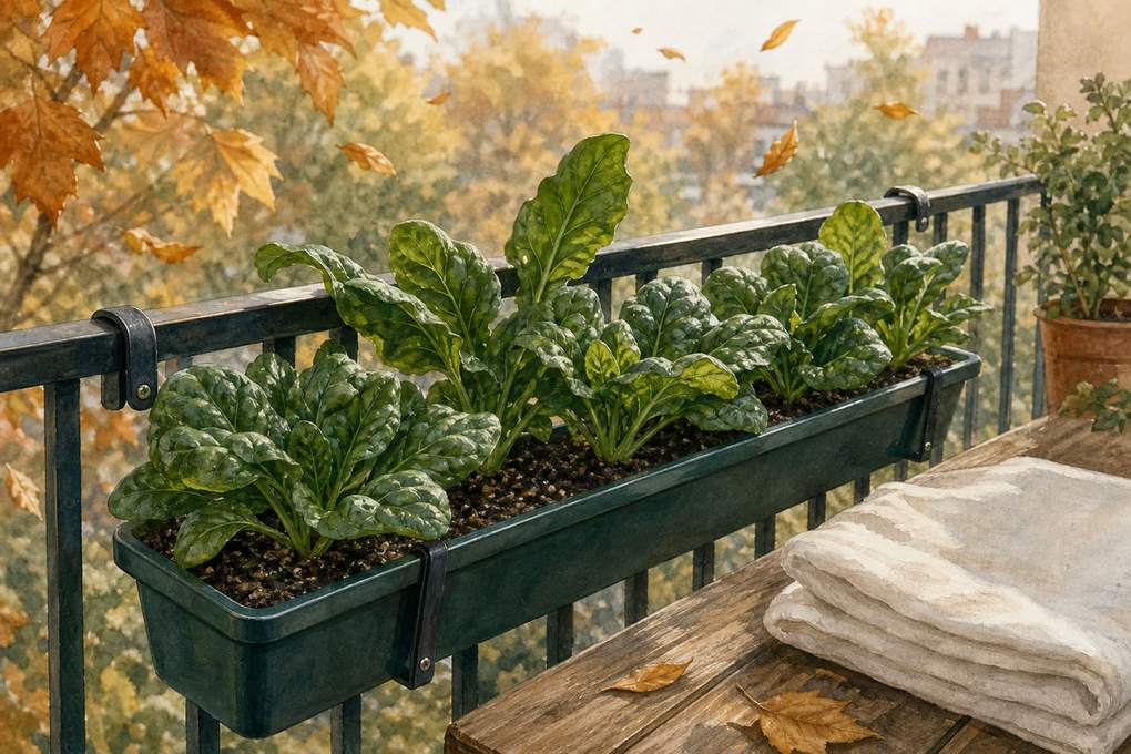 2. Sow Spinach in a 6-Inch-Deep Window Box — AI concept illustration