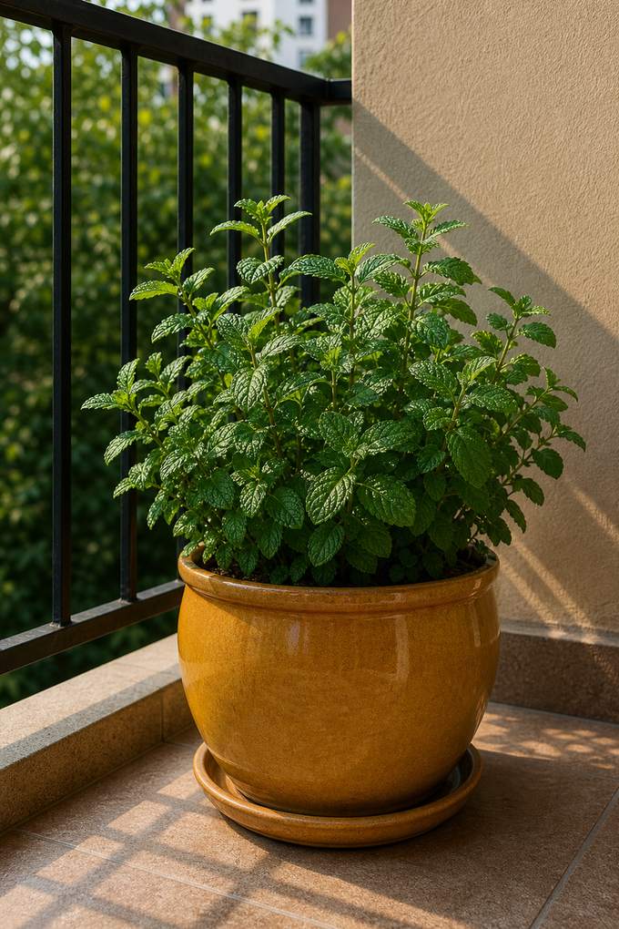 7. Give Mint Its Own Heavy Floor Pot — AI concept illustration