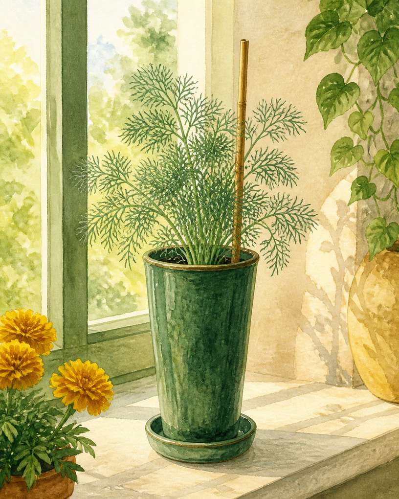 3. Grow Compact Dill for Frequent Small Harvests — AI concept illustration