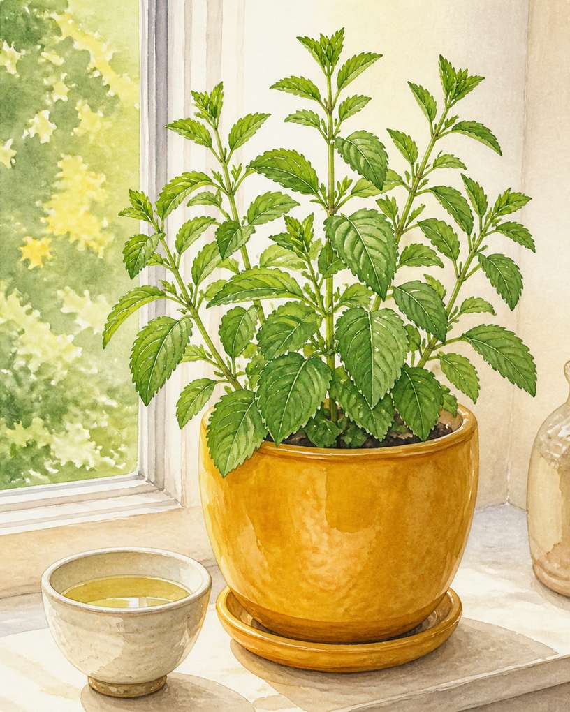 8. Use Stevia for a Slow, Sweet-Leaved Crop — AI concept illustration