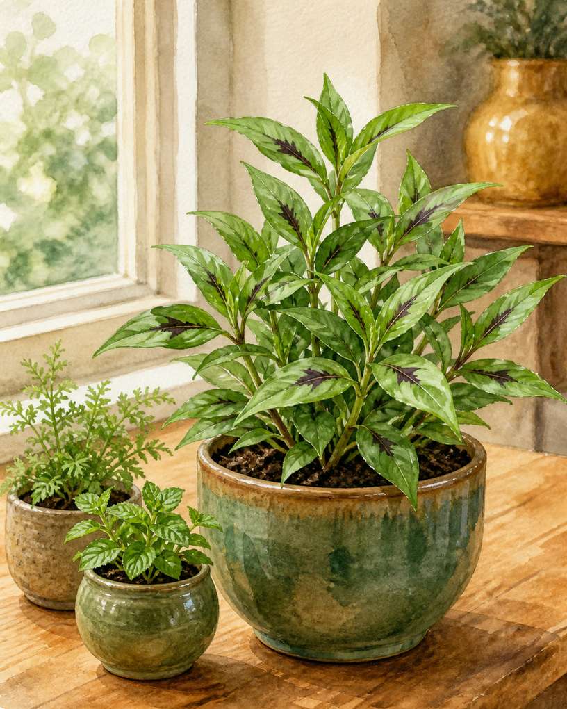 8. Try Vietnamese coriander in a warm, humid kitchen — AI concept illustration