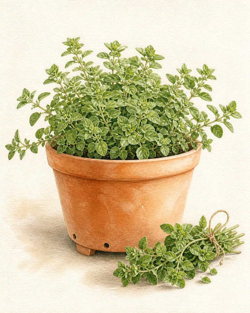 3. Keep Greek oregano in its own pot — AI concept illustration