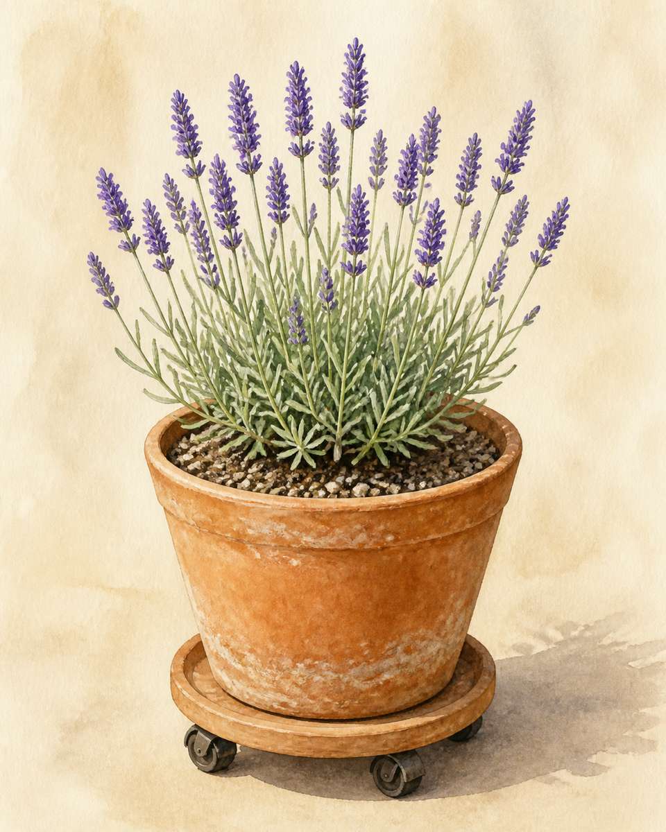 9. Use culinary lavender where summers stay breezy — AI concept illustration