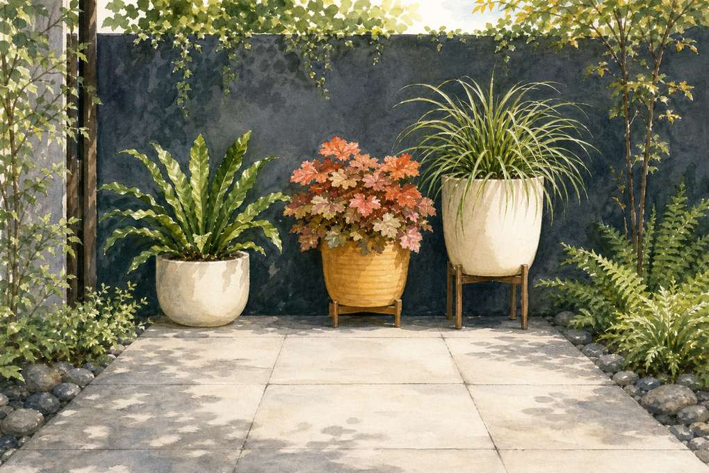 6. Brighten a Dark Wall With a Pale Container Row — AI concept illustration