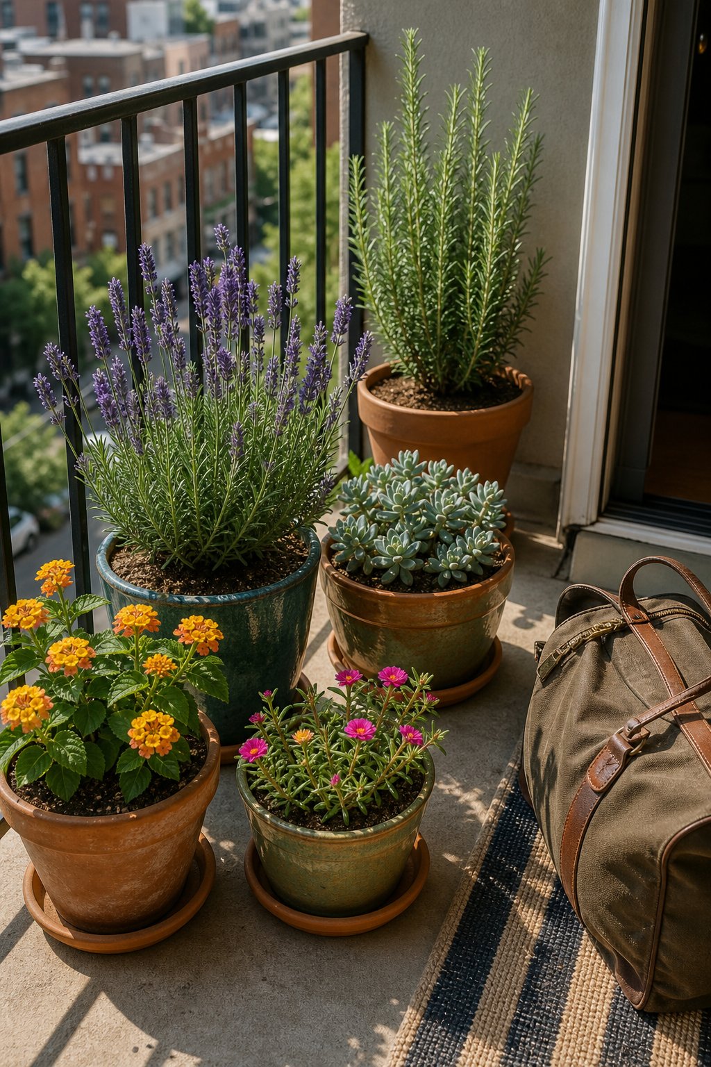 Pinterest pin: 9 Drought-Tolerant Container Plants That Survive a Week Without You