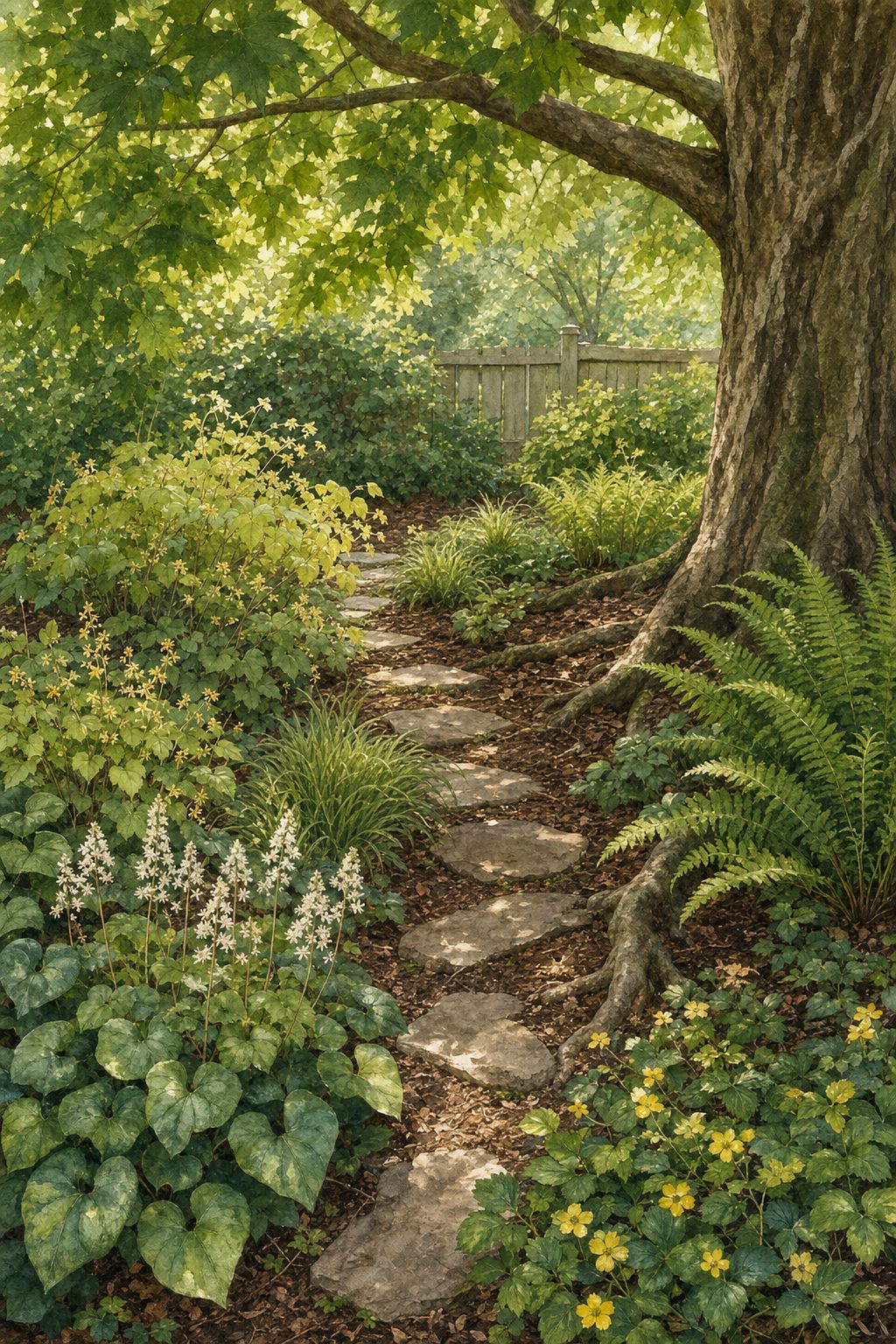 Pinterest pin: 9 Groundcover Plants for Shady Areas Where Grass Won't Grow