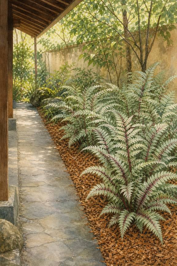 3. Japanese Painted Fern for Color Without Flowers — AI concept illustration