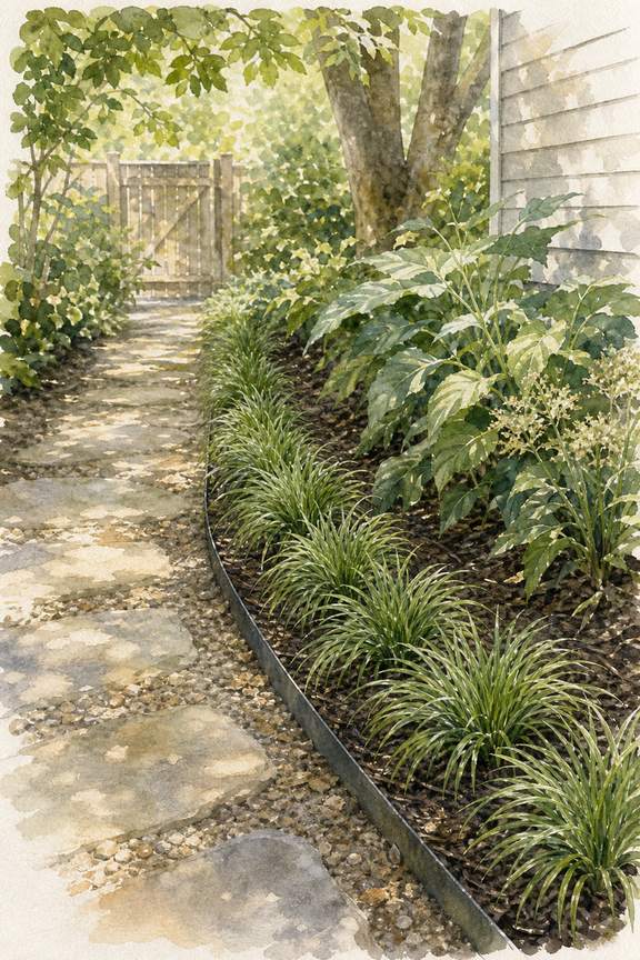 5. Pennsylvania Sedge for a Soft, Mow-Free Edge — AI concept illustration