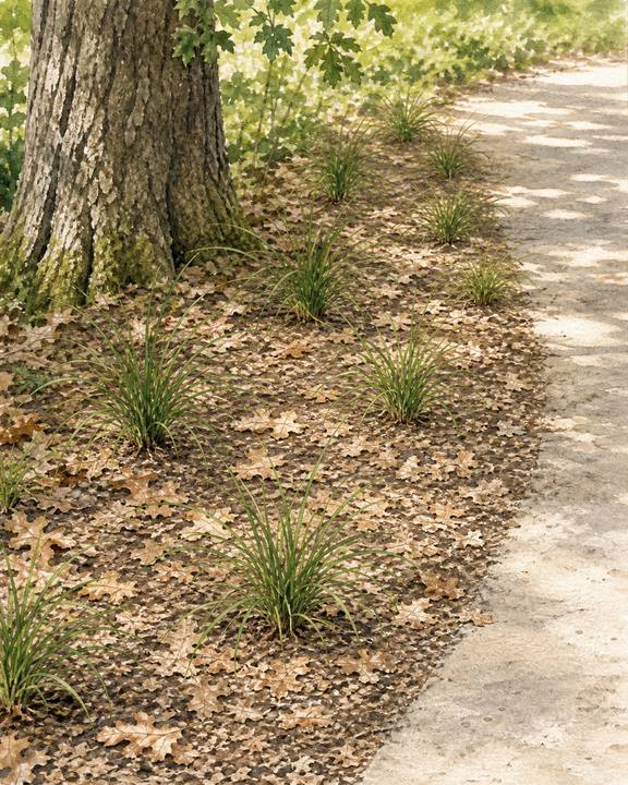 8. Try Appalachian Sedge in a Narrow Native Strip — AI concept illustration
