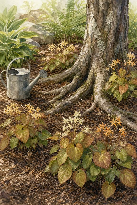 3. Choose Epimedium for the Driest Shade — AI concept illustration