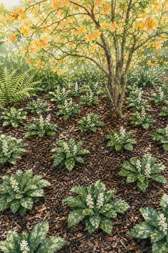 4. Try Allegheny Spurge Instead of Japanese Pachysandra — AI concept illustration