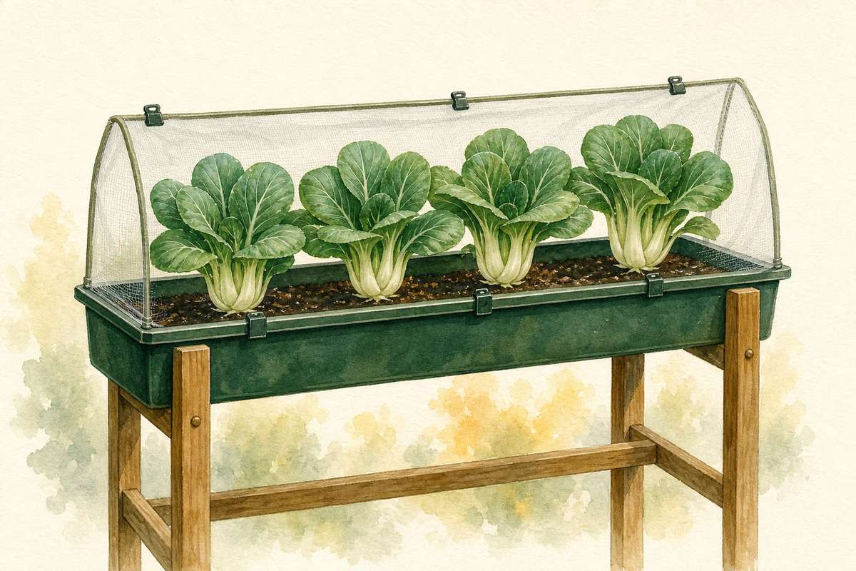 6. Compact Baby Bok Choy — AI concept illustration